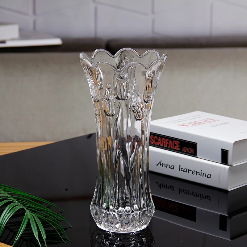 Floralyst Patterned Crystal Glass Vase - Image 4