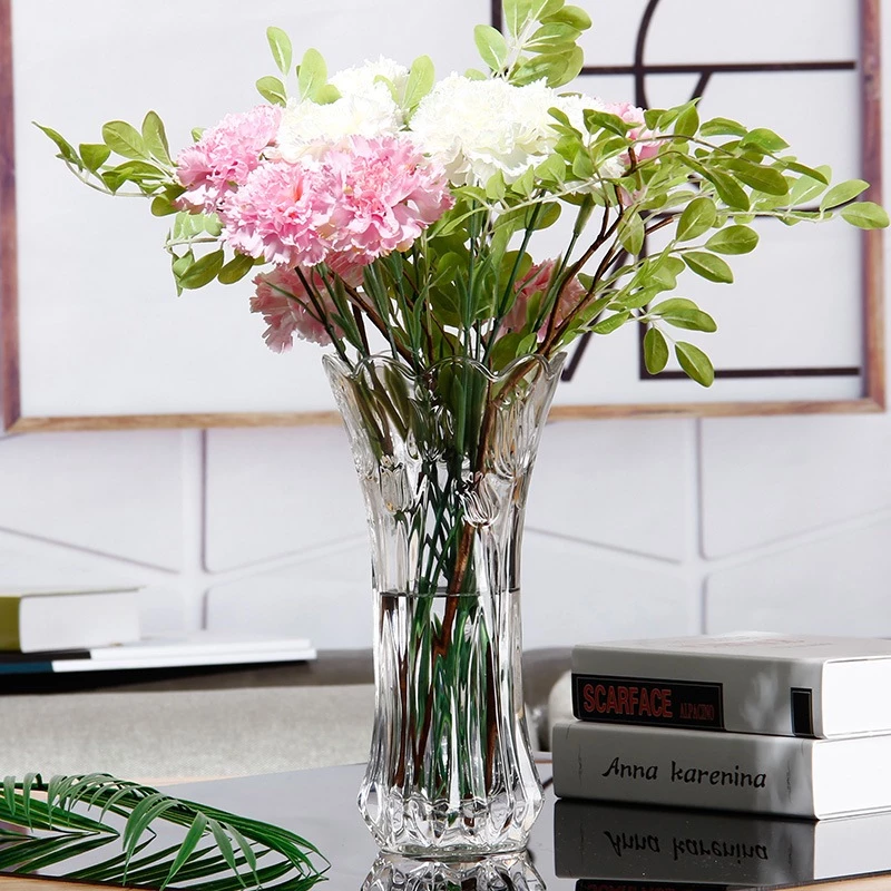 Floralyst Patterned Crystal Glass Vase