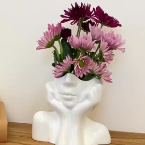 Nordic Vinyl Human Body Shape Hydroponic Vase