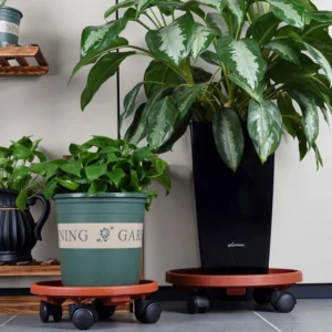 Heavy-Duty Plant Pot Tray with Wheels